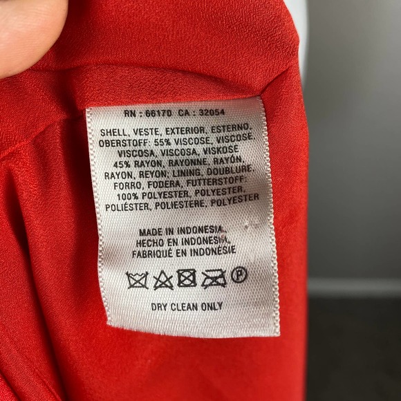 Maeve Dress Tisana Layered Red Size 2 - Picture 8 of 8